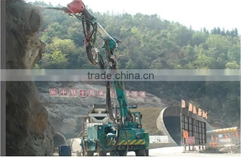 HSC-3016 automatic tunnel construction robotic arm shotcrete equipment sprayer concrete spraying system