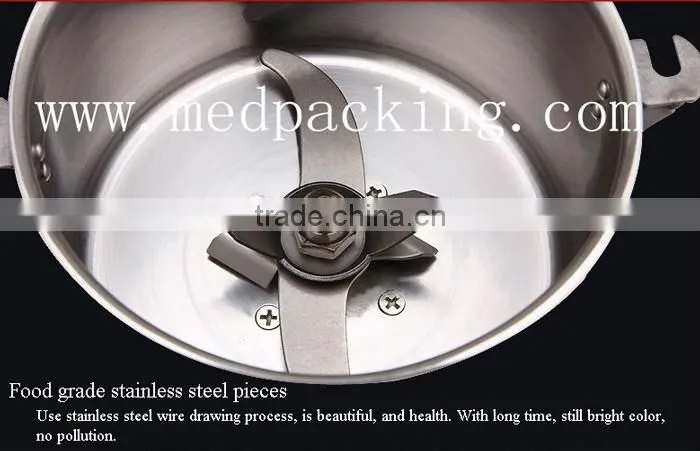 small stainless steel 400 g powder machine ultrafine grinding machine Chinese household electric grinder mill