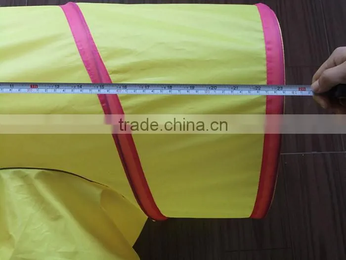 2016 New design Arrive T Style Cat Tunnel Pet Toy Wholesale Candy Color Polytser cat tunnel