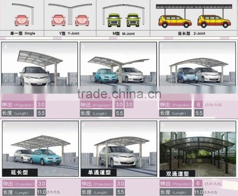 China new style carports