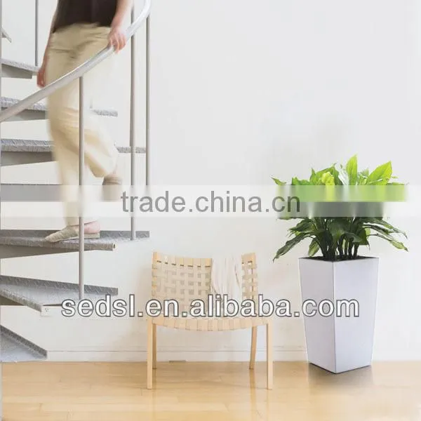 self-watering flowerpot,cheap flower pots,square decorative pot