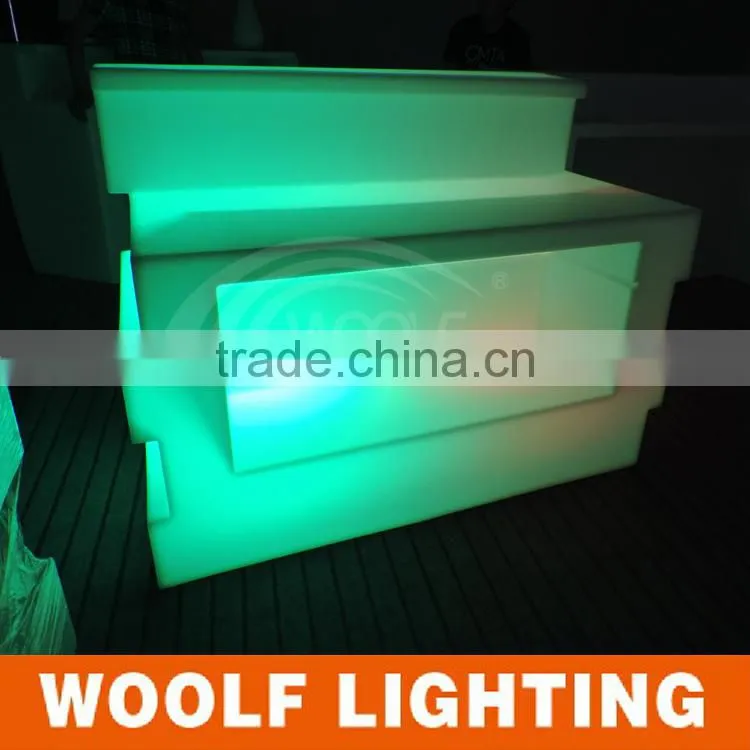 Unique Design LED Light Luminous Color Changing Bar Counter