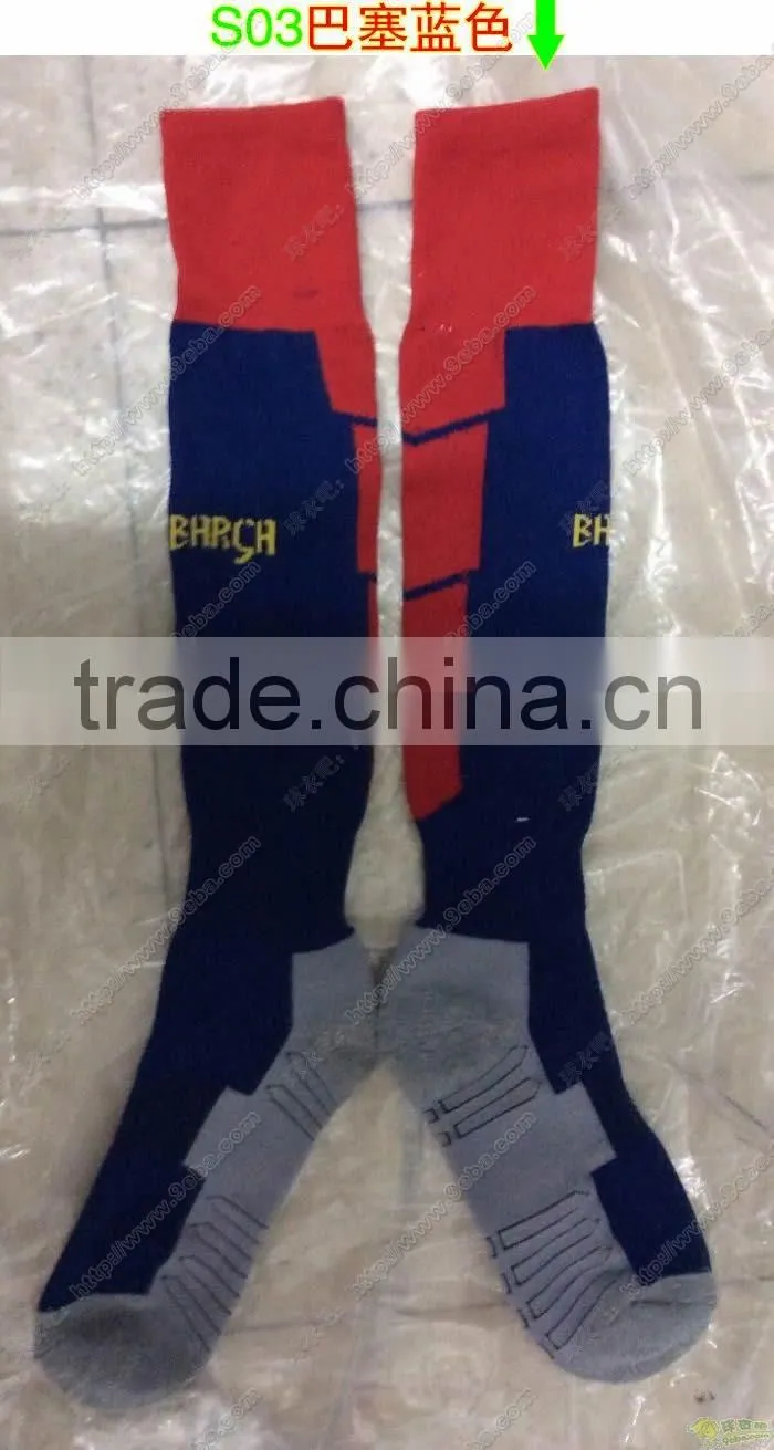white long tube football socks/funny long football socks