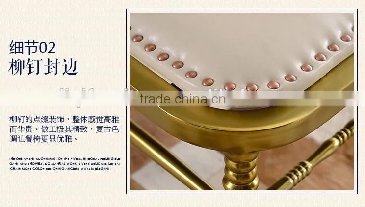 quality polished champange gold stainless steel luxury modern chiavari chair LQ-SSC001C