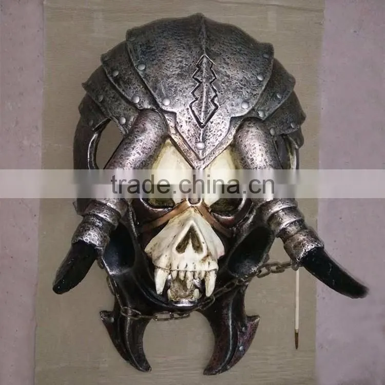 Custom life size carved dragon head skull for sale