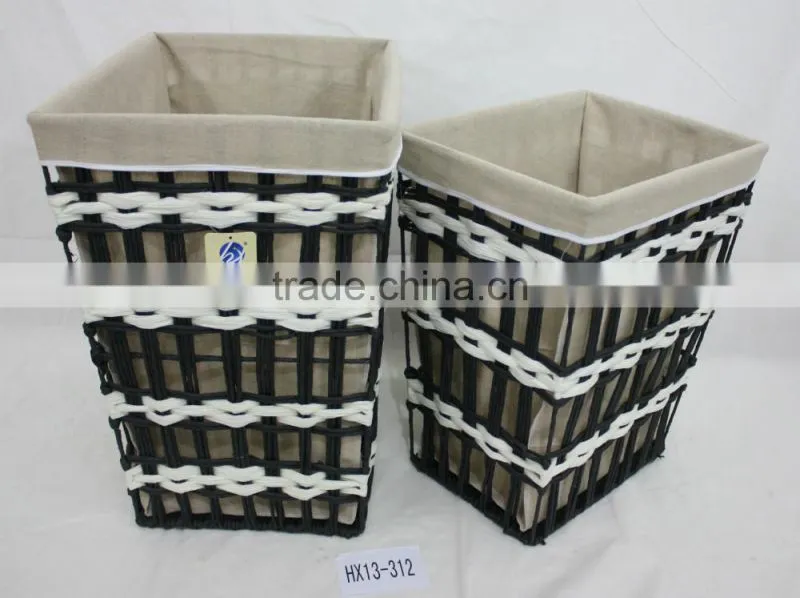 Dirty Clothes Bathroom Storage Basket Rattan Laundry Basket
