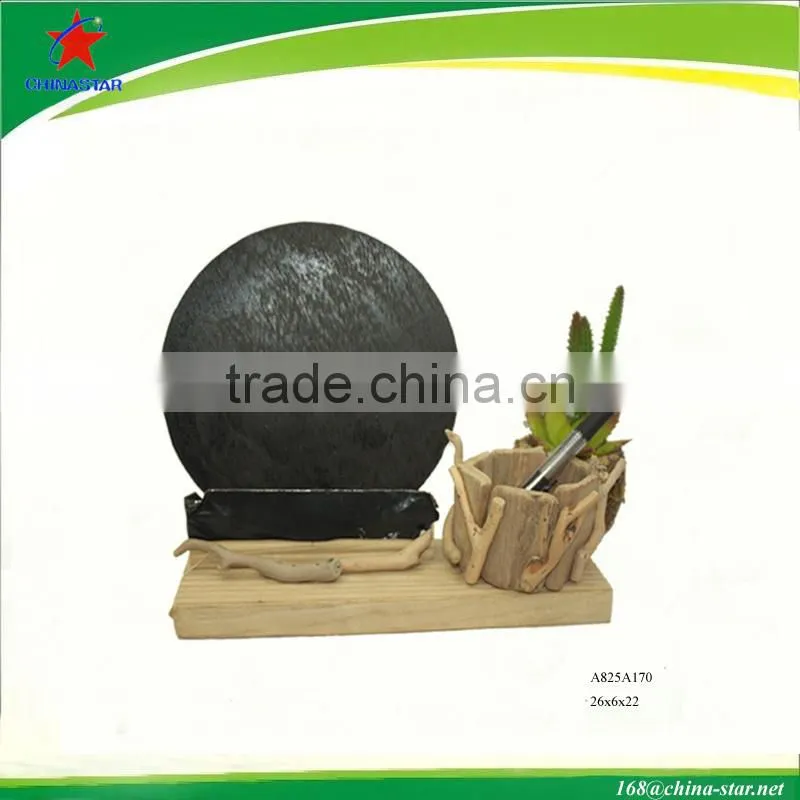 standing office black board with pen holder
