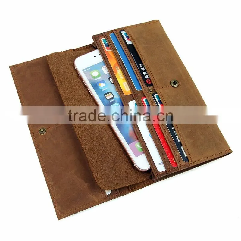 2017 branded personalized leather passport holder minimal passport organizer travel wallet crazy horse leather passport case