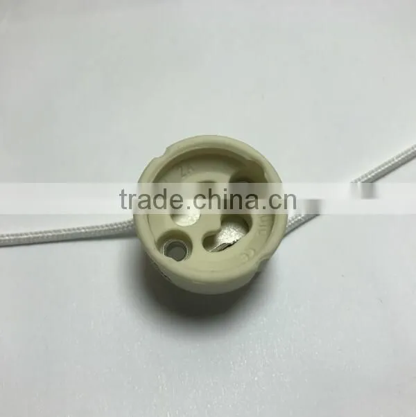 plastic rear cover porcelain GU10 lamp holder