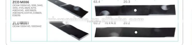 Customized Lawn Mower Blade of As Motor
