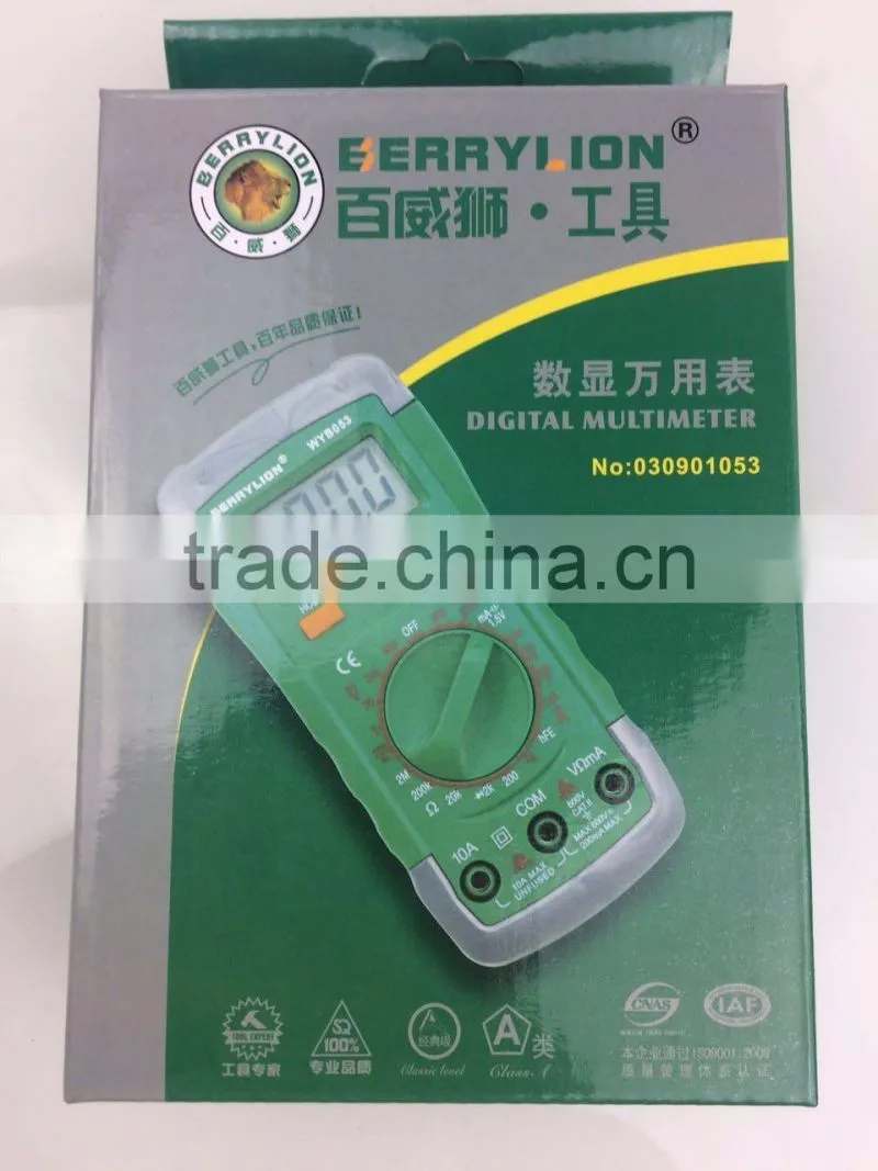 BERRYLION new design portable digital battery test multimeter with high quality