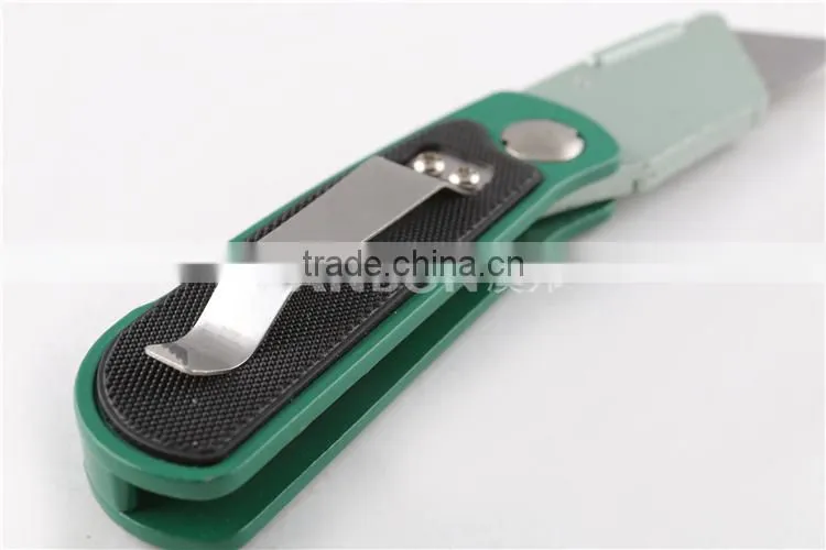 Carbon steel six blade quick-change folding cutting blade knife, utility knife/cutter/six blade