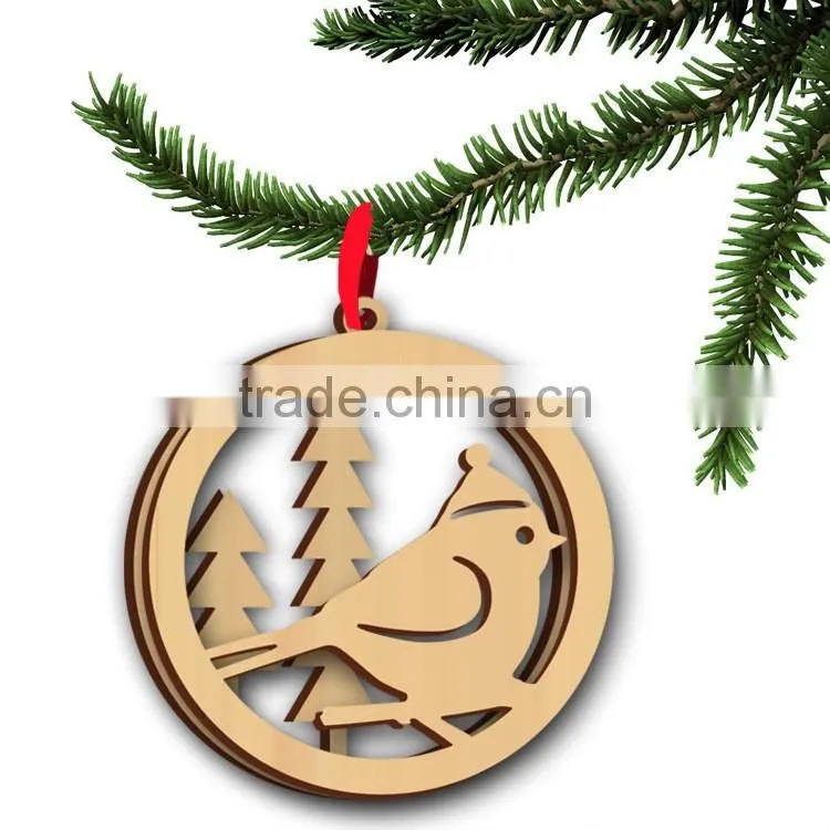 3pcs/set Colorful Round Christmas Decorating Christmas Tree Hanging Stocking