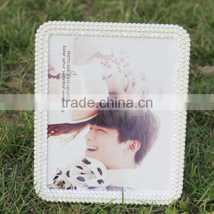 Hot Selling Wedding Photo Picture Frames Handmade Pearl Picture Frame