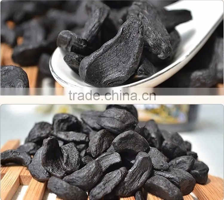 2016 hot sale natural green food black garlic single bulb china