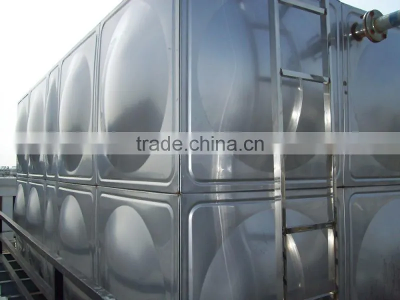 Best welding water tank! Huili inox square water tank
