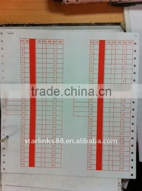 Packing box of Job ticket Paper