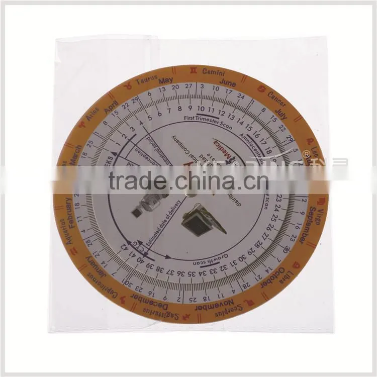 Kearing Pregnancy Wheel and Ovulation Calendar,plastic pregnancy wheel chart#SC21