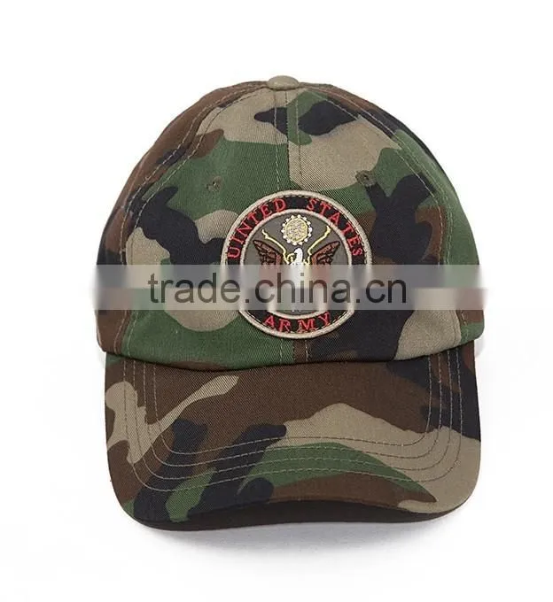 Design your own 100%cotton military cap ,army hat factory in good quality