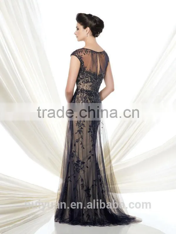 black lace deep v neck off shoulder mother bride elegant evening summer dresses
