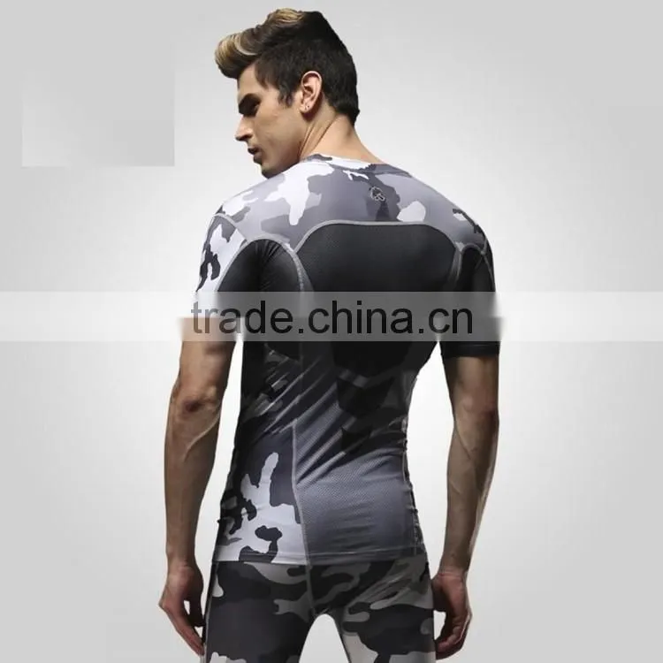 2015 wholesale sportswear running shorts fitness wear garmen Wholesale or custom men's Compression Jersey