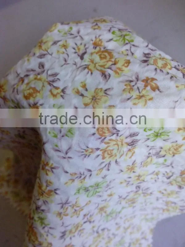100% cotton print fabric voile seersucker