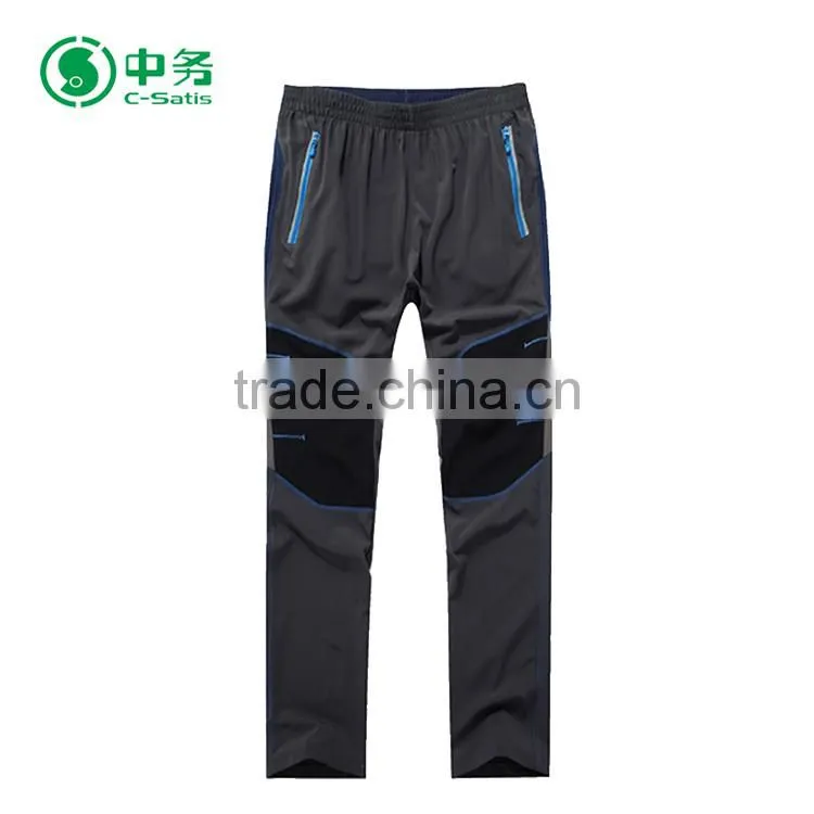 New Design Korean Style Outdoor Orange Breathable Quick Dry Mens Climbing Pants
