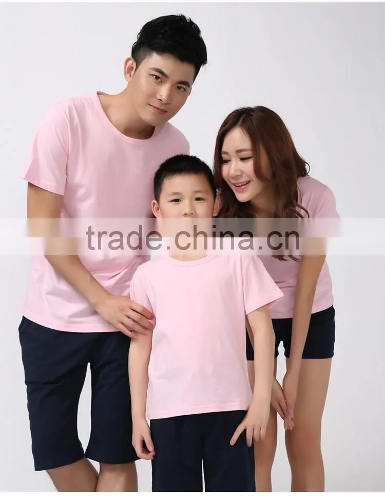 new fashion 2016 summer childrens t-shirts for family clothes mother father son family t shirts cotton parent-children tops