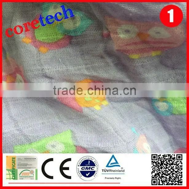 ECO-friendly soft 100% cotton muslin fabric factory