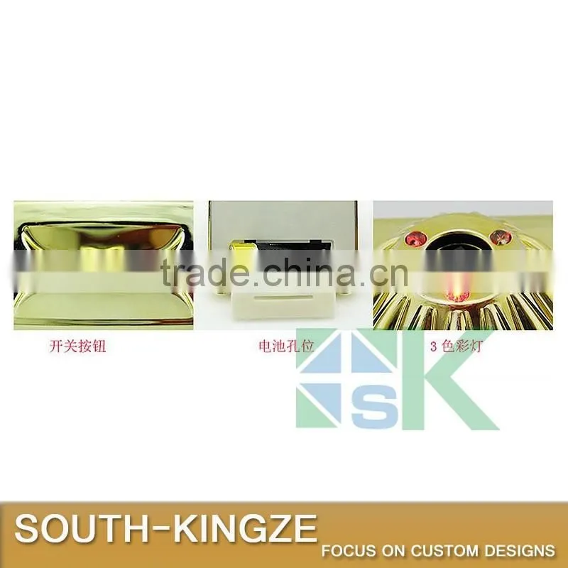 Silver/Gold Asia Buddihism Lightable Cubid Square Base Mobile Phone Display Stand