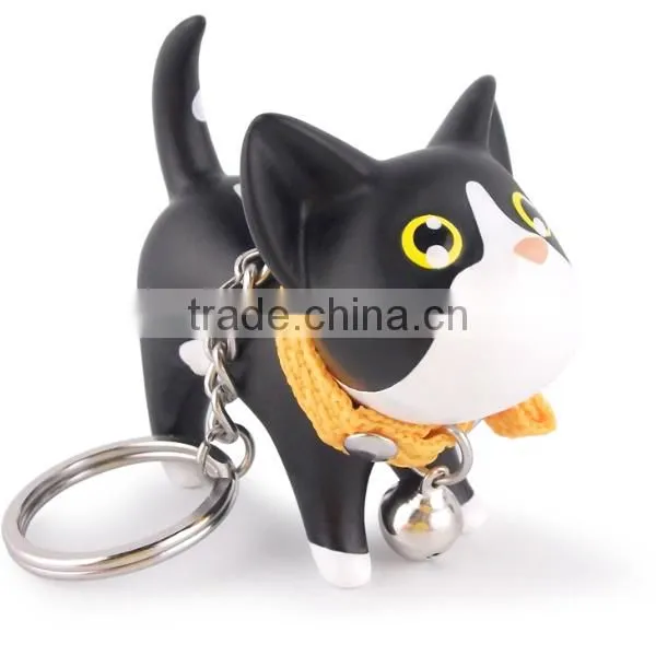 Christmas promotion gifts plastic car key ring