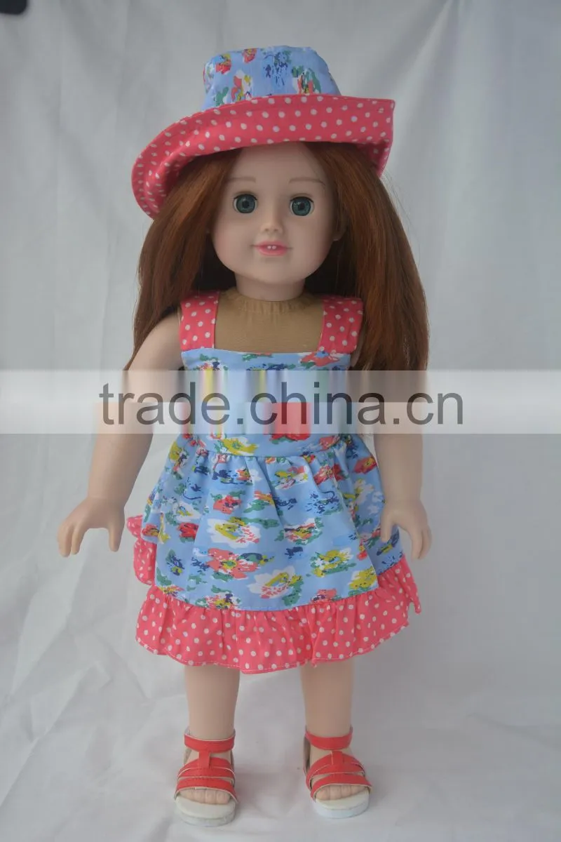 New style pretty long hair cartoon toy Vinyl girl dolls