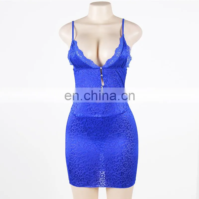 2017 Wholesale hot sexy transparent sexy nighties for women