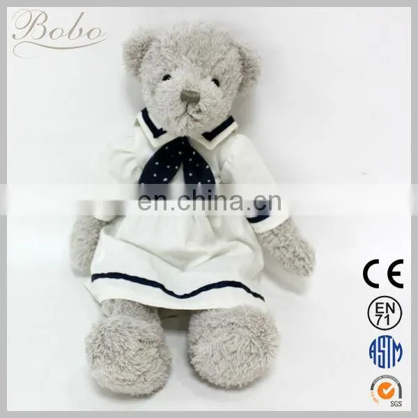 Hot sales plush stuffed dressing teddy bear toy