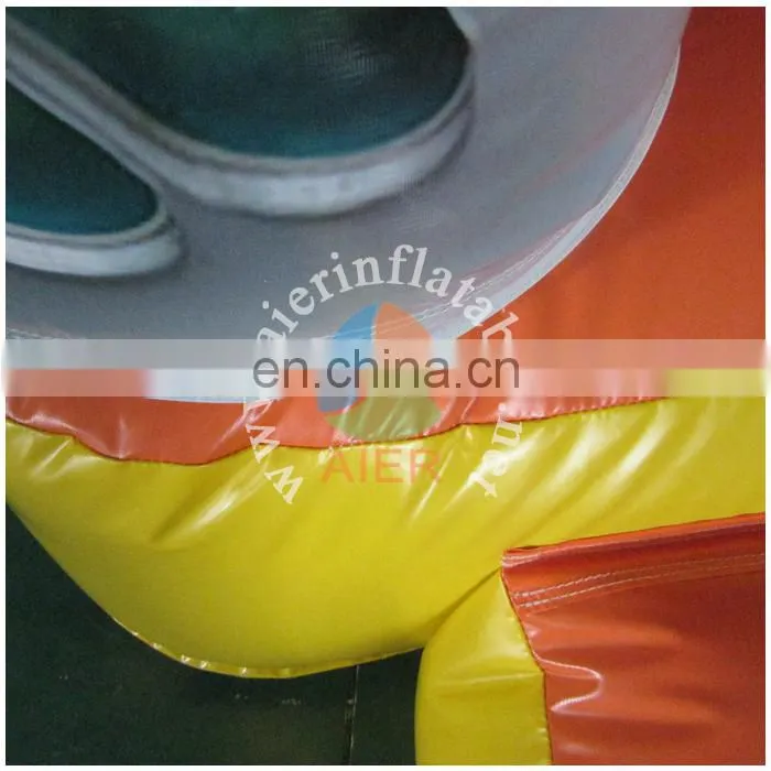 high quality outdoor inflatable castle house / children's toys jumping bed inflatable with slide