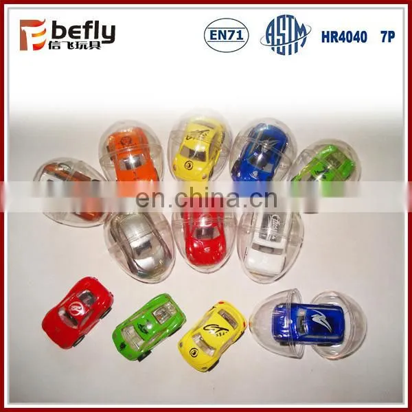 Transparent mini capsule toys with car
