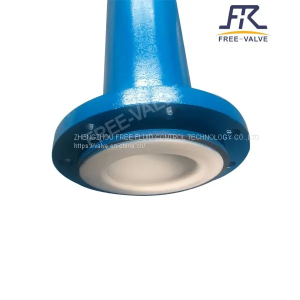 Fluorine lining pipe