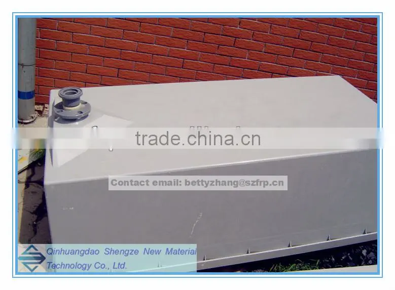 FRP reaction box, surface gel coat fish tank, GRP frp tank