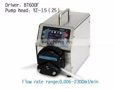 BT600F Dosing filling Volume Peristaltic Pump high viscous fluid