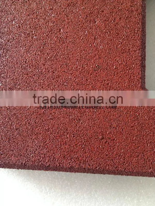 Rubber paver blocks