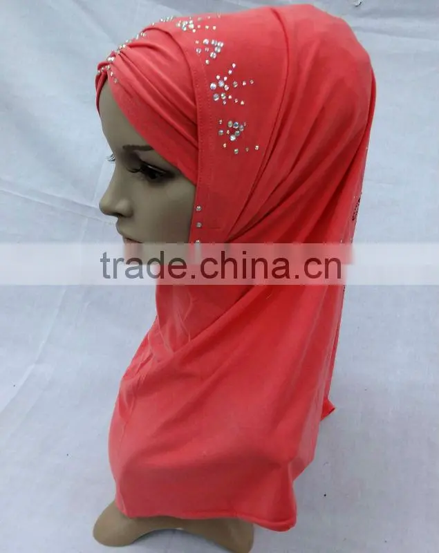 A455 Popular beaded al amira scarves HIJAB