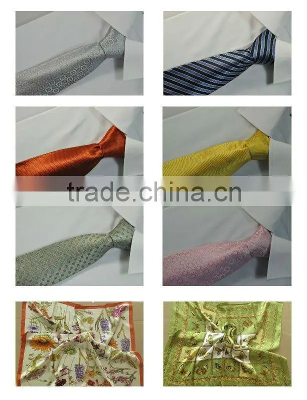 Custom-made classical silk scarf