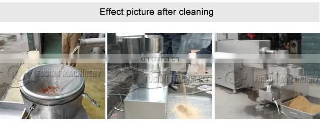 grain cleaner grader destoner sesame processing cleaner machine washing machine with spin dryer