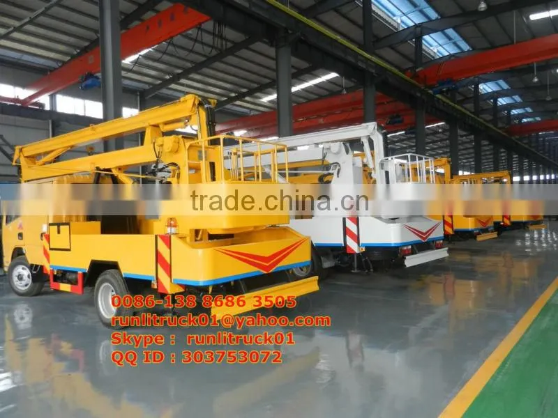 JAC 4*2 18 miter aerial lifts,high-altitude operation truck,over head working truck