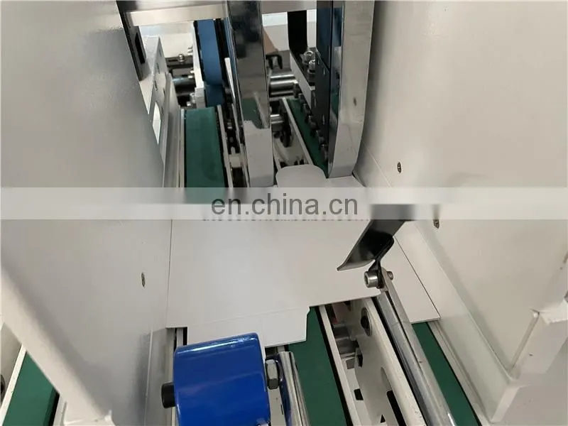 UFG800B Economic Middle medium speed Automatic straight line Paper Box Folder and Gluer
