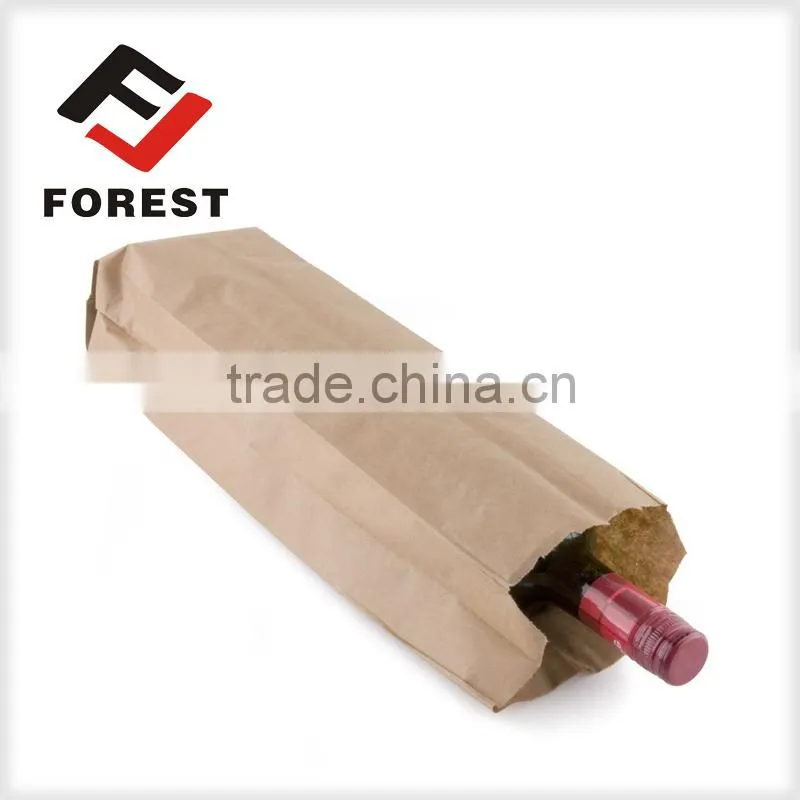 Wine paper bag for packaging paper kraft bag