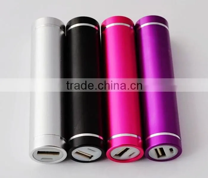 2600mAh LED light power bank with 18650 bettery charger