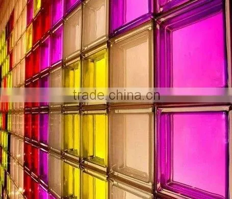 beautiful pink glass brick for dcorative our house