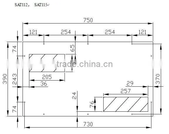 50/60Hz 1200W IP23 Top mounting rooftop industrial celsius precision air conditioner with factory price