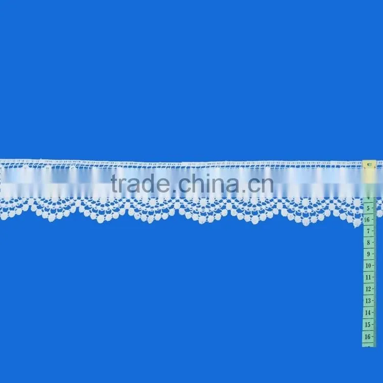 Sale high quality factory atistic sewing lace trim lace embroidery for neck decorative